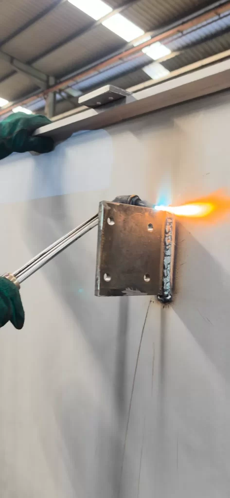 Welding at the Port Klang plant